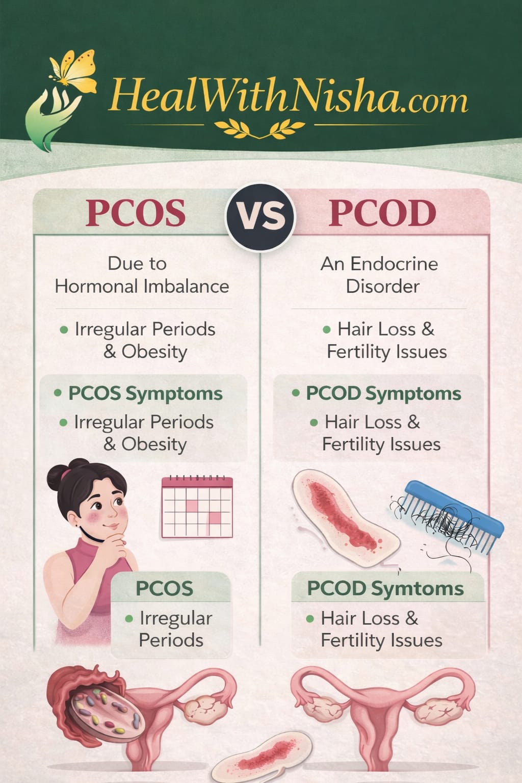 PCOD VS PCOS